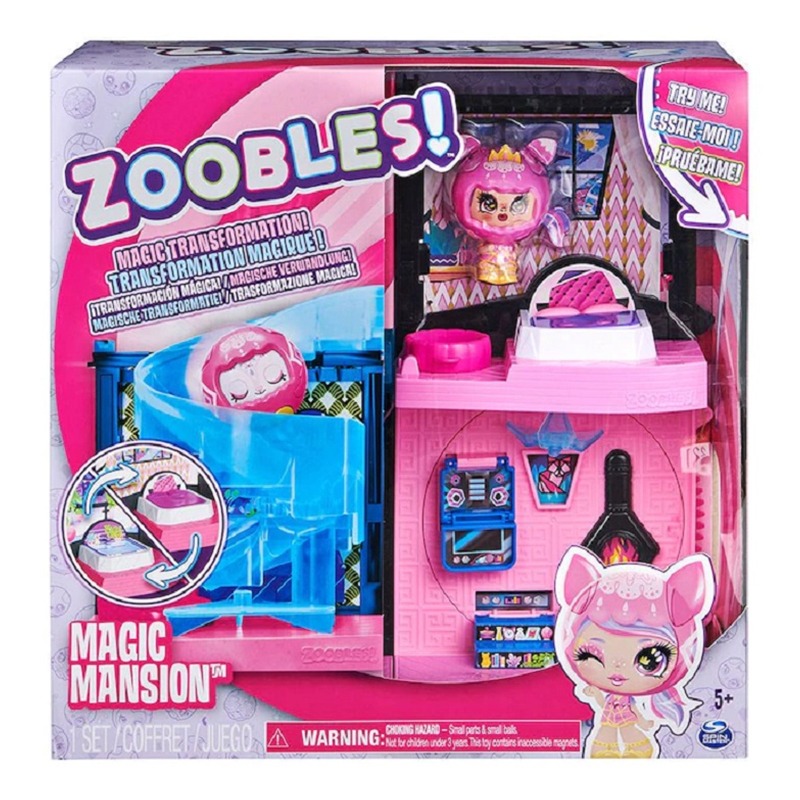 Zoobles Magic Mansion Spinning Playset