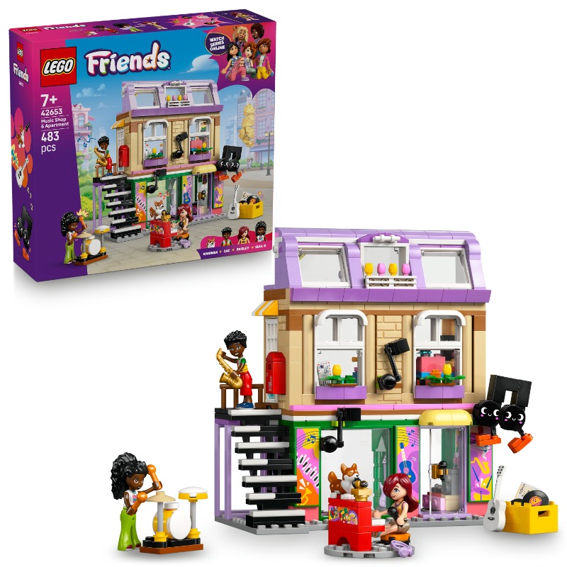 Lego Music Store And Apartment 42653