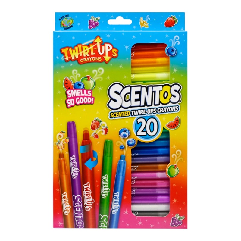 Scentos Scented 20 Twistable Crayons