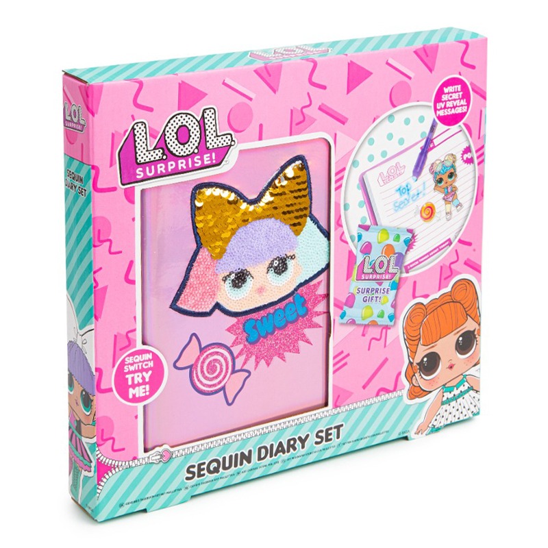 L. O. L. Sequin Diary Set