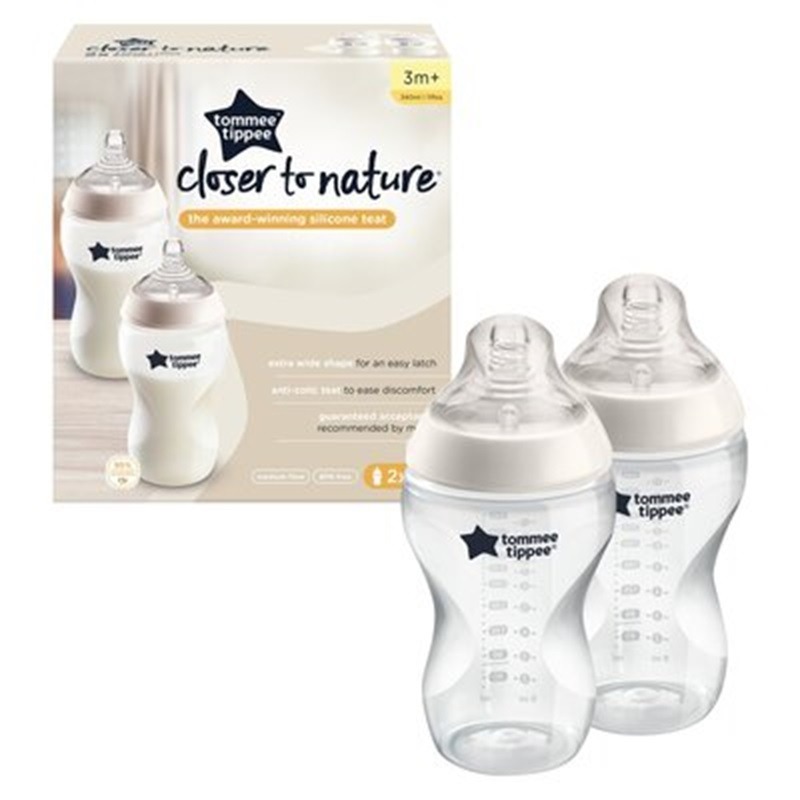 Tommee Tippee Pack Of 2 Bottles - 340 ml