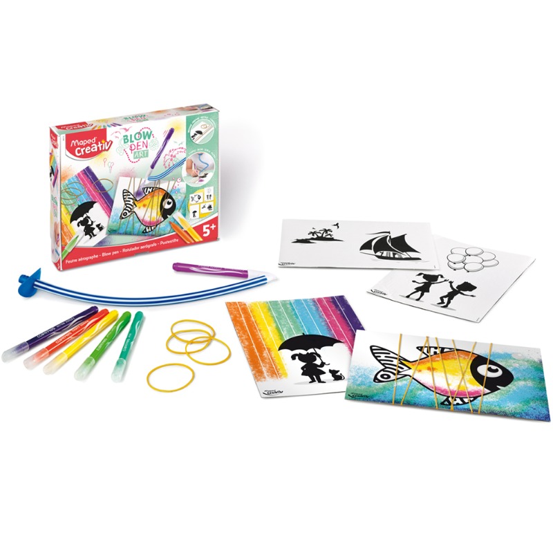 Stencils Maped Creativ Blow Pen Art MAPED CREATIV BLOW PEN ART STENCIL