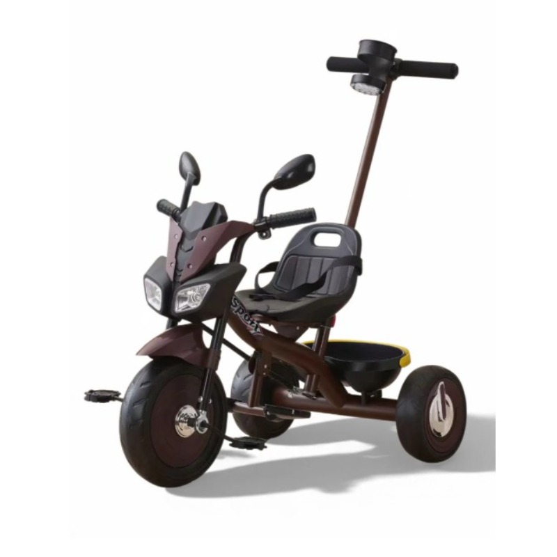 Tobbi Kids Tricycle With Handle for Kids - Grape Red