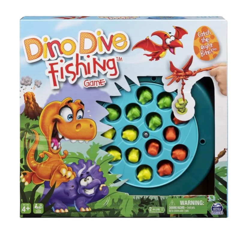 Dino Dive Fishing Game