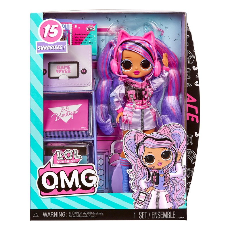 L. O. L. Surprise OMG Ace Fashion Doll with 15 Surprises