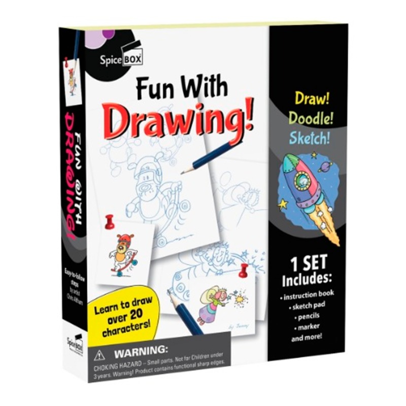 Spice Box Fun With Drawing Kit For Kids