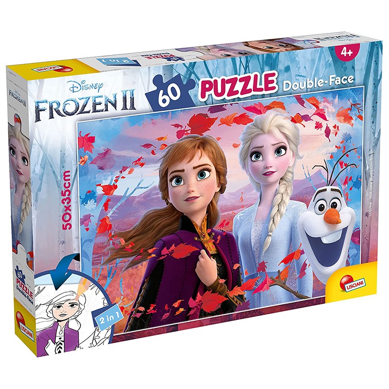 Lisciani Puzzle Double Face frozen