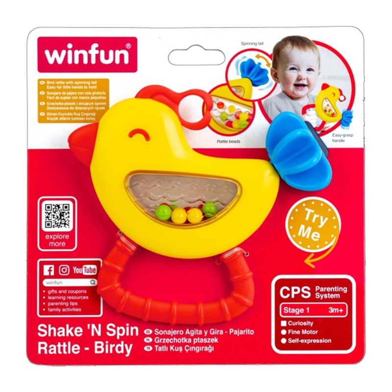 Shake 'N Spin Rattle - Birdy
