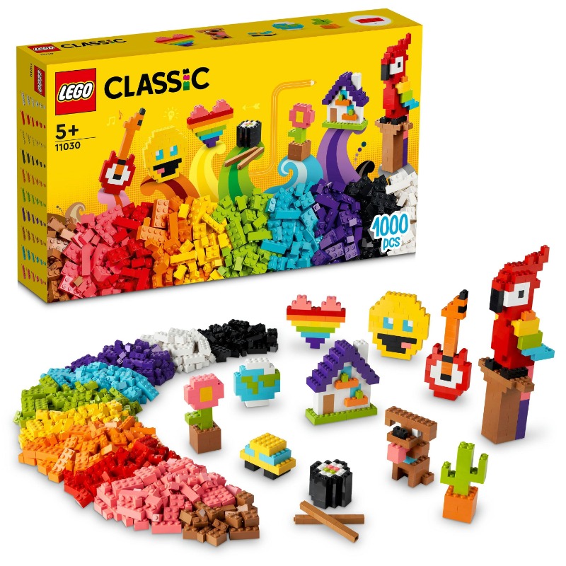 LEGO Classic Lots of Bricks Building Toy Set 1, 000 Pieces