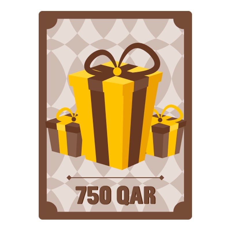 كوبون هدية رقمية 750 ر. ق