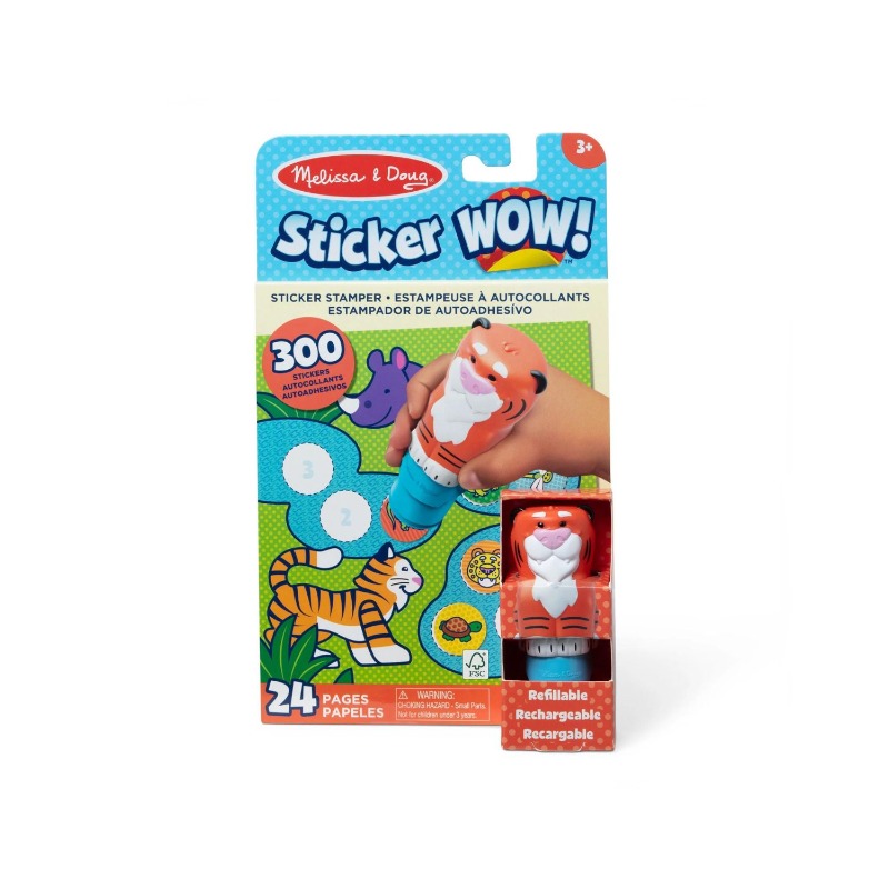 Melissa and Doug - Sticker Stamper & Activity Pad - Tiger