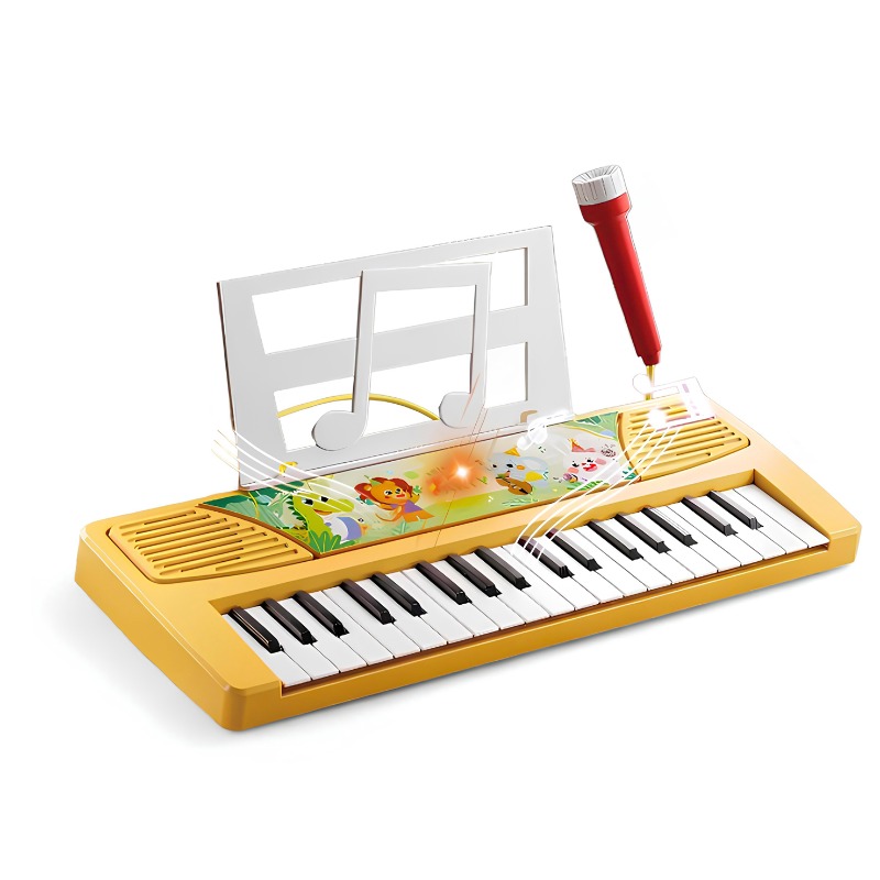 Zep Animal 37 Key Electric Piano - Yellow