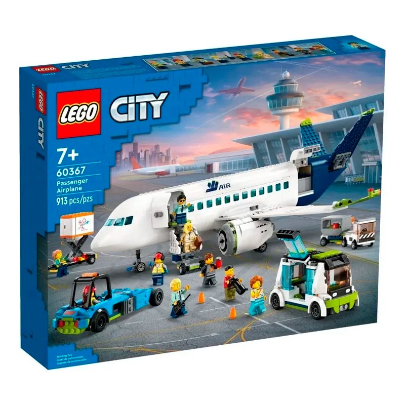 LEGO City Passenger Airplane Building Blocks