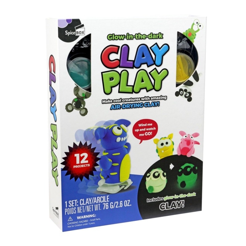Spice Box Polymer Modeling Clay Kit for Kids
