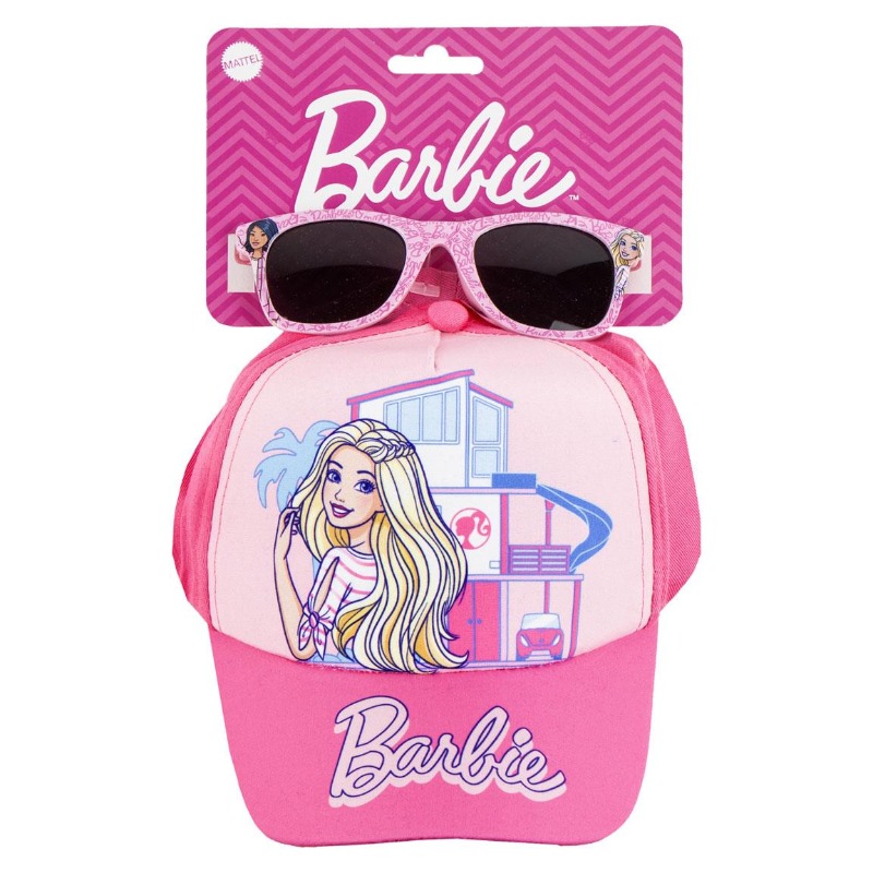Barbie Sunglasses Set Cap For Kids