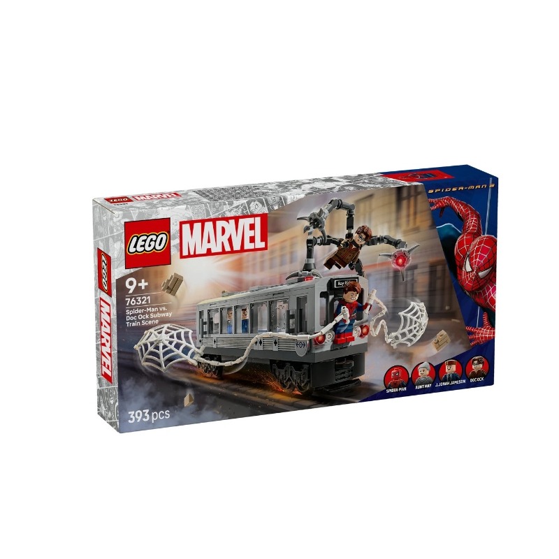 Lego Spider Man vs. Doc Ock Subway Train 76321
