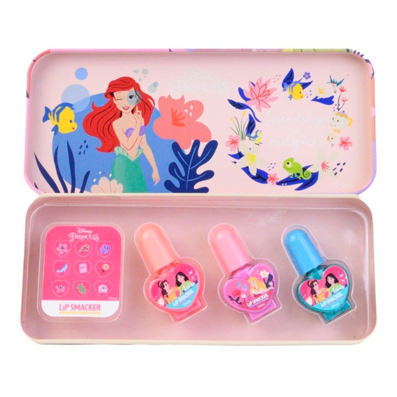 Markwins Disney Princess Nail Polish Tin Manicure Case