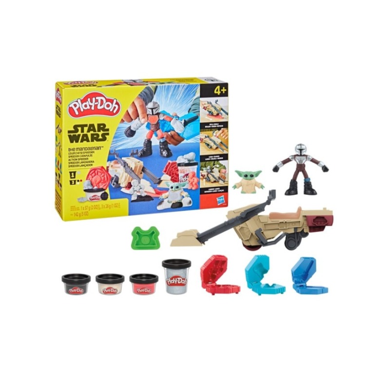 Play Doh Star Wars The Mandalorian Laynching Speeder Playset