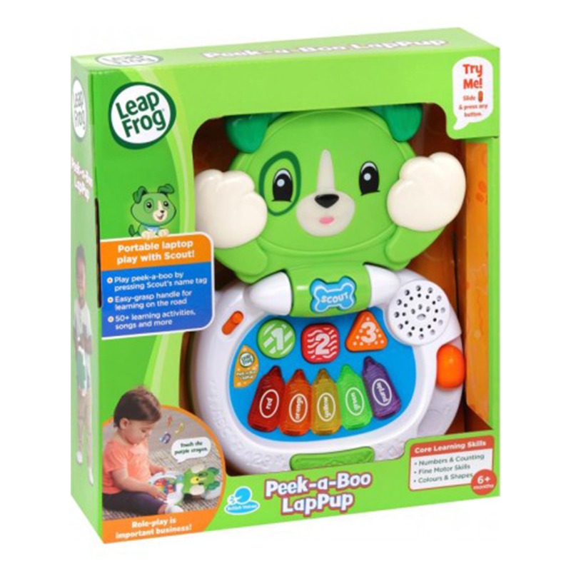 Leap Frog Peek-a-Boo Lap Pup Scout