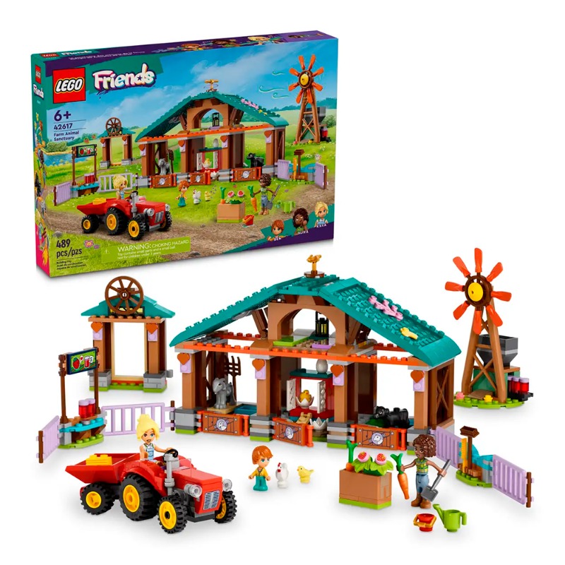 Lego Friends Farm Animal Sanctuary and Tractor 42617