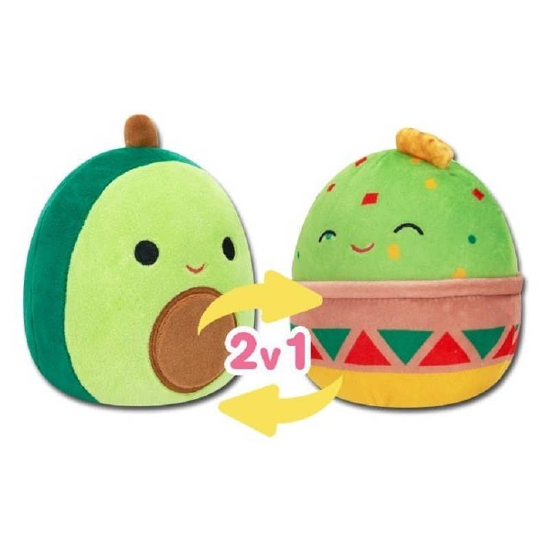 Squishmallows Flip A Mallows Gideon & Avocado 5inch