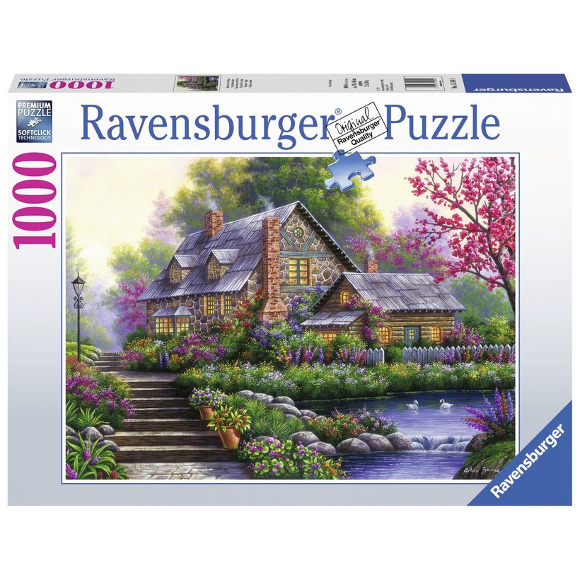 Ravensburger Puzzle Romantic Cottage 1000 Pieces