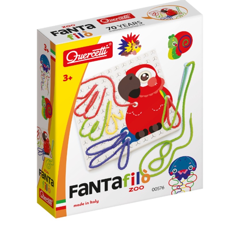Quercetti Parrot Filo Sewing Kit