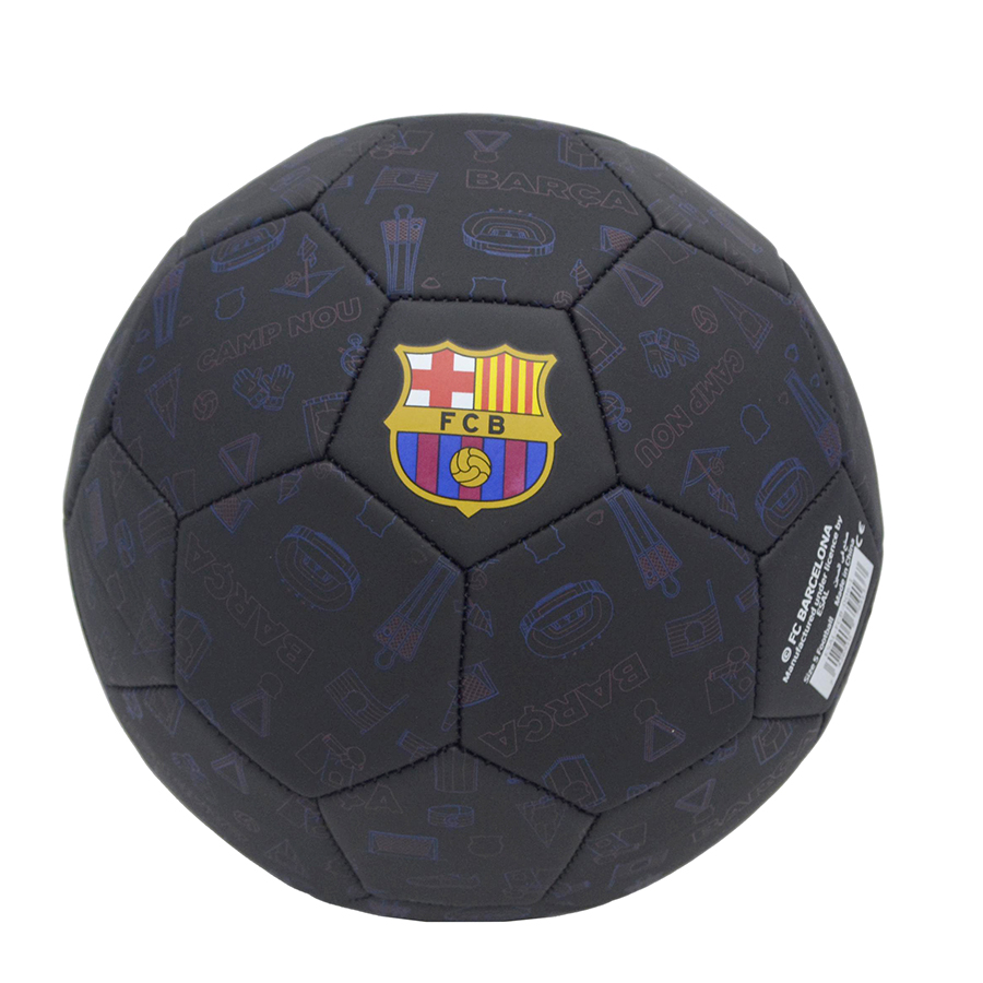 FC Barcelona Football Size 5 - Black