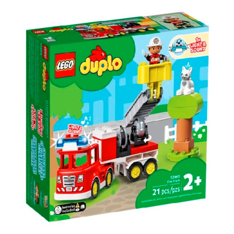 LEGO Fire Truck Set - 21 Pcs