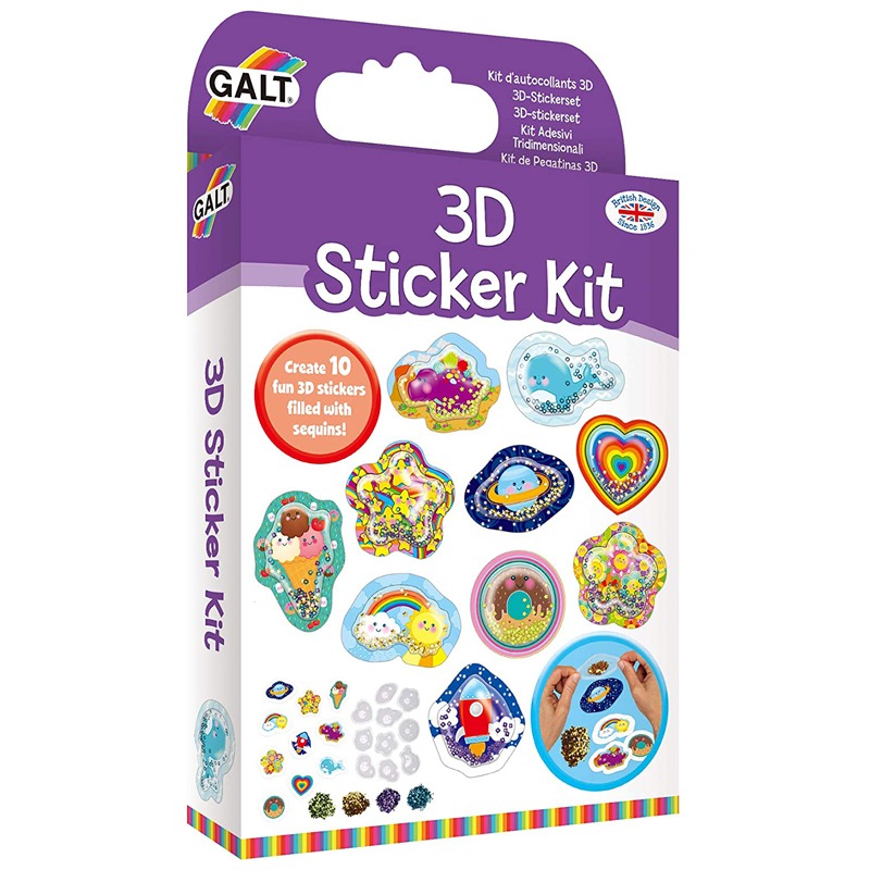 Galt Create 10 Fun 3D Sticker Kit