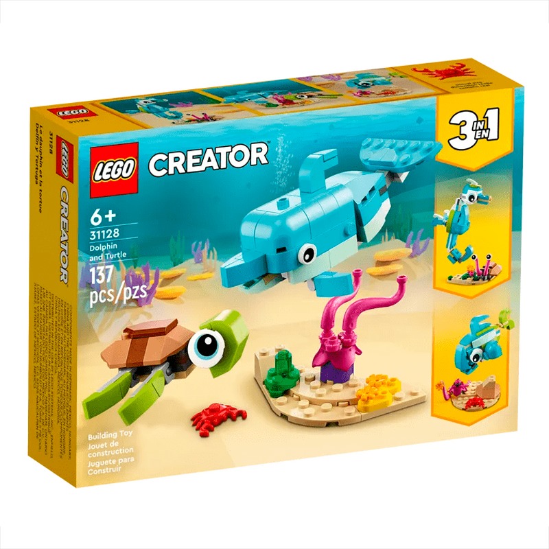 LEGO Creator Dolphin And Turtle 3 In 1 Building Set