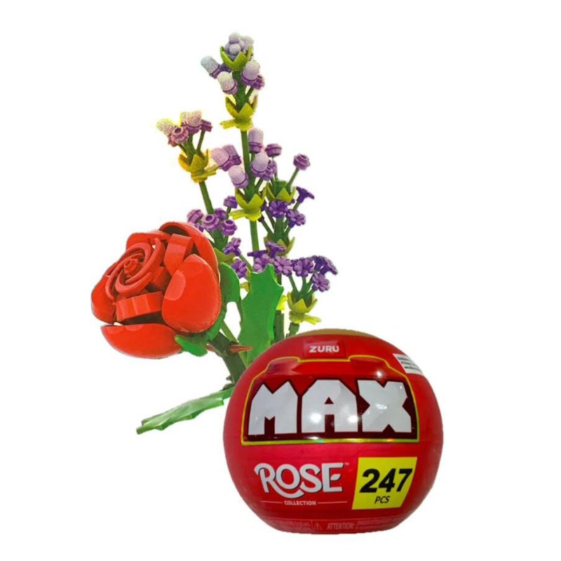 Zuru MAX Premium Rose Collection Series Building Bricks 247 Pcs