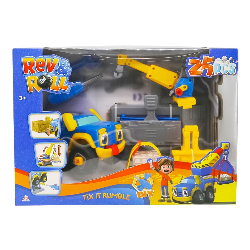 Rev And Roll Fix It Rumble 25 Pcs