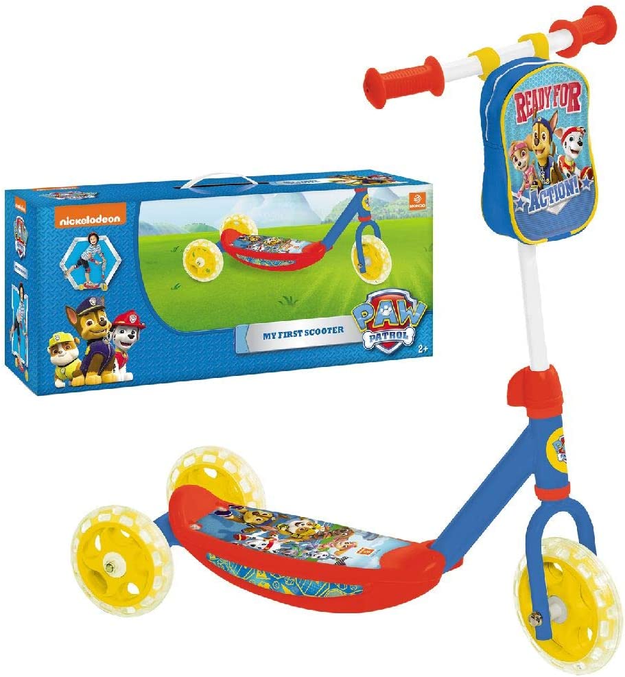 Mondo My First Pawpatrol 3 Wheels Scooter With Bag