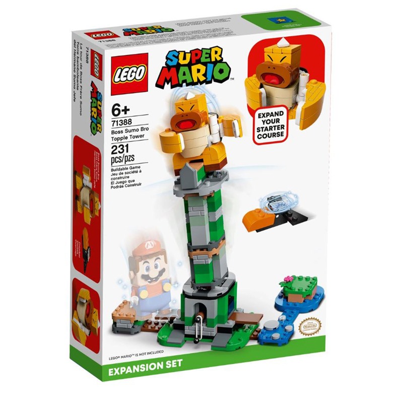 LEGO Super Mario Boss Sumo Bro Topple Tower Expansion Building Set