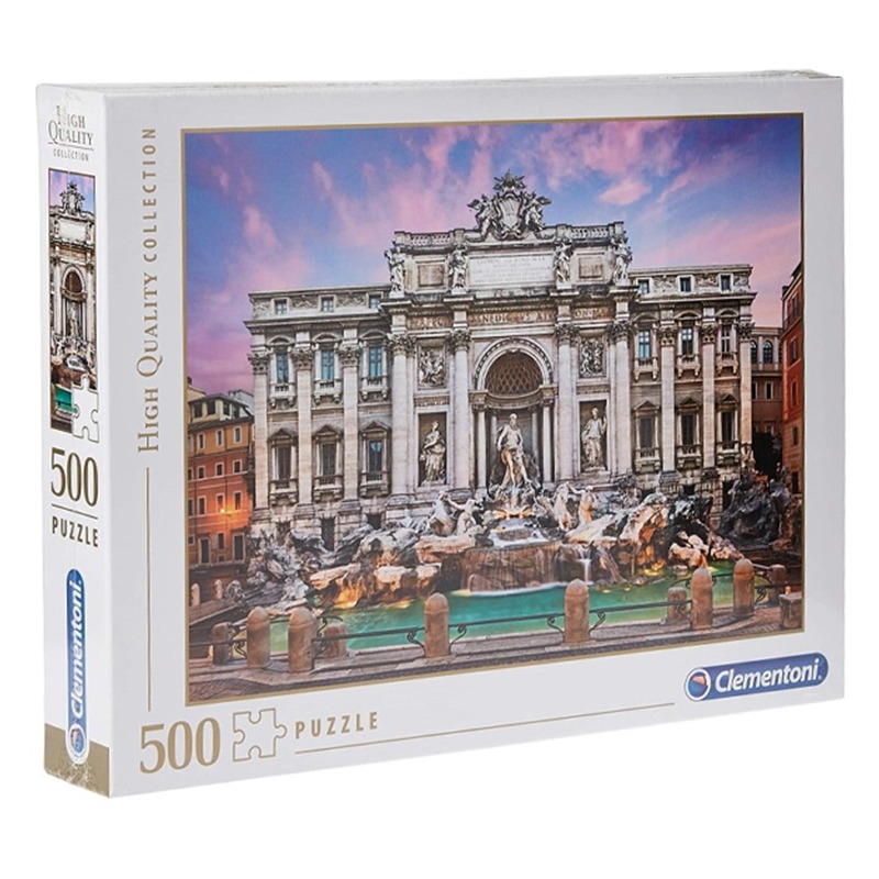 Clementoni - Fontana Di Trevi Puzzle - 500 Pcs