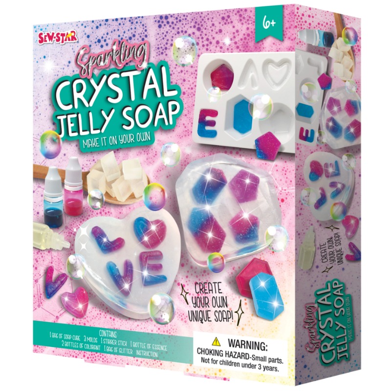 Sew Star Make Your Own Sparkling Crystal Jelly Soap