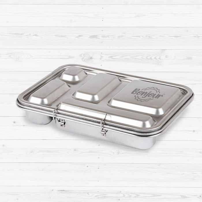 Bonjour Stainless Steel Lunch Box - Large
