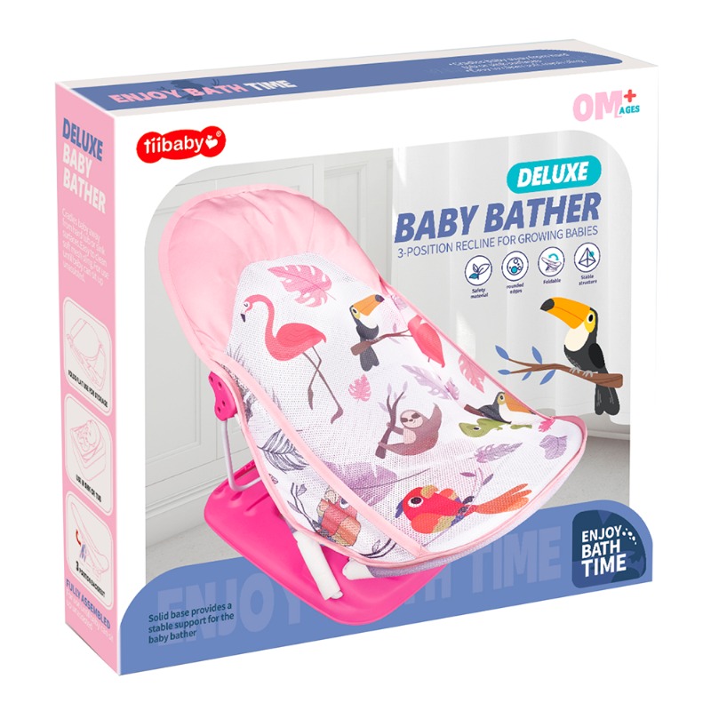 Baby Shower Chair With Pillow Pink