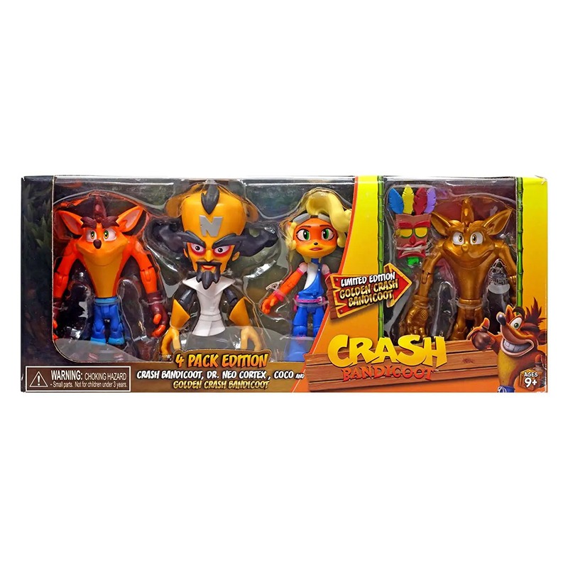 Dabdoob | Headstart Crash Bandicoot Action Figure - 4pack