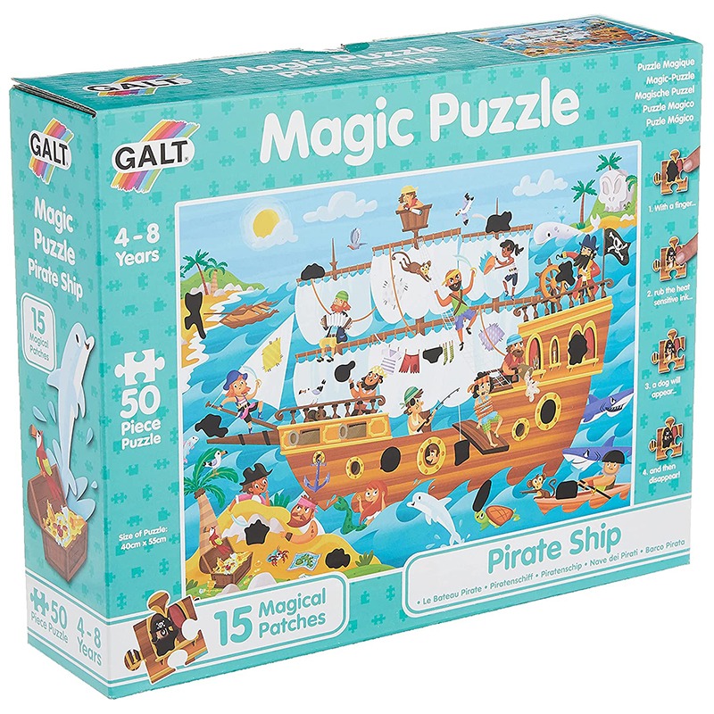 Galt Magic Puzzle Pirate Ship - 50 Pieces
