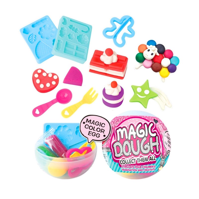 Magic Dough Magic Color Egg Clay Set