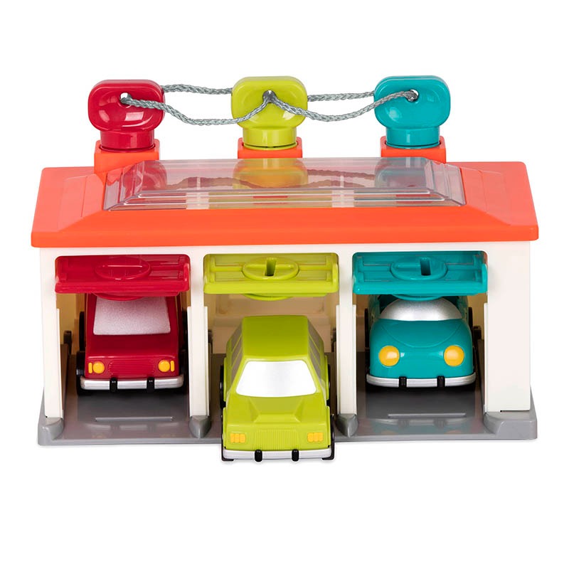 Battat Car Garage Playset 3-Car Garage