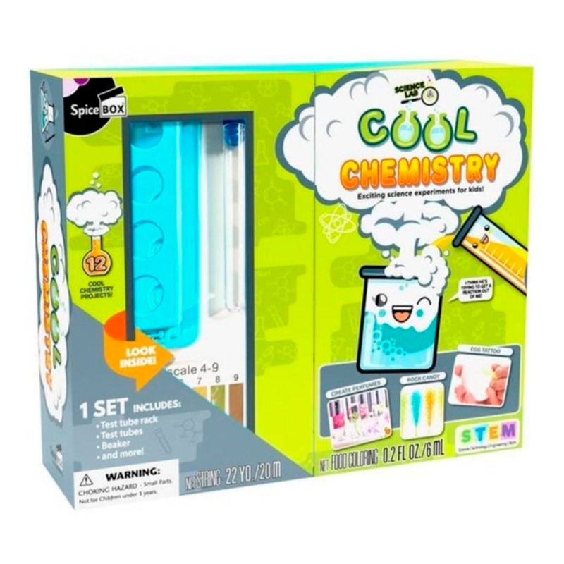 Spice Box Sience Lab Cool Chemistry Set