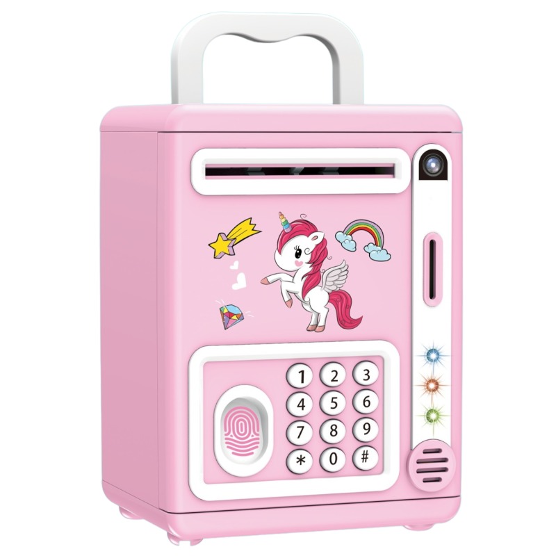 Fingerprint Unicorn Piggy Bank Box