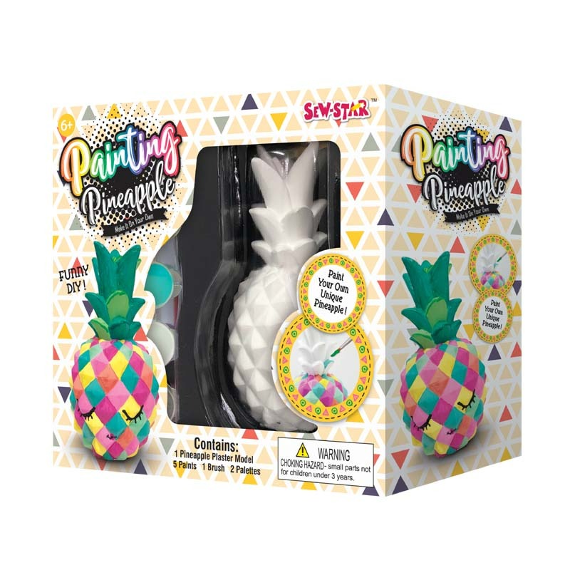 Mogtoy Painting Pineapple Plaster Coloring Set