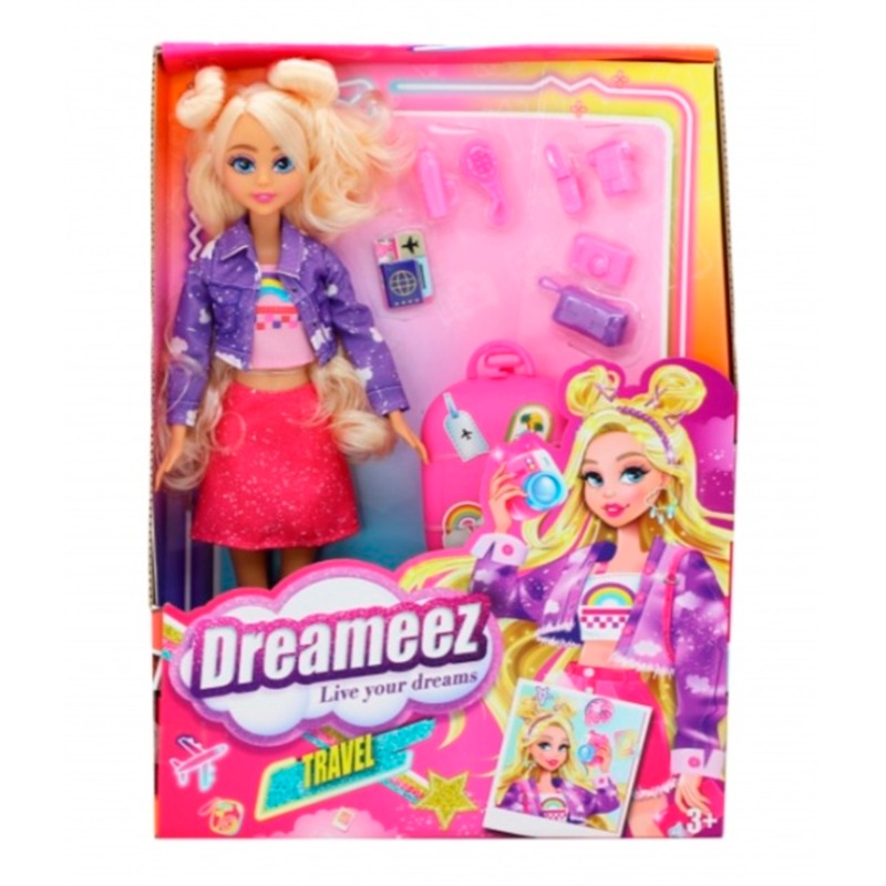Funville Dreameez Travel Dolls Playset - 29 cm