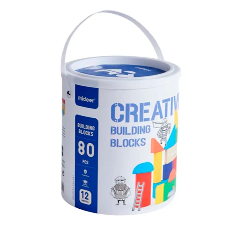 Mideer Creative Building Blocks - 80 Pcs
