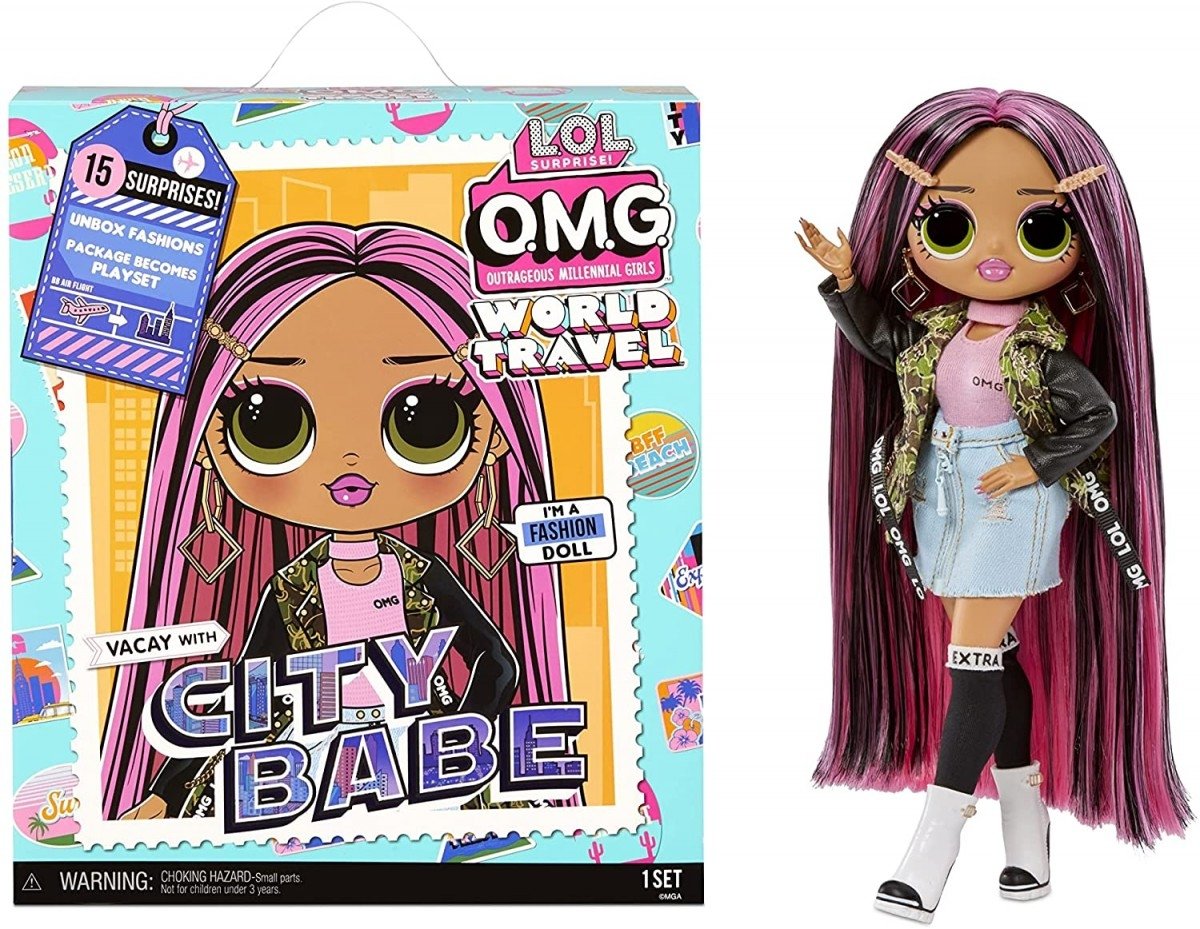 L. O. L. Surprise OMG World Travel Fashion Doll - City Babe