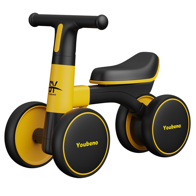 Smart Balance Bike With Light And Sound - Yellow